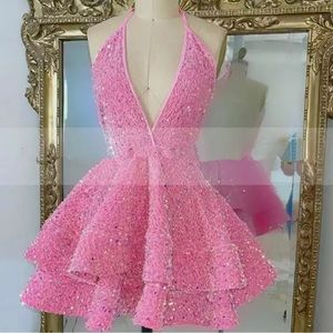 Pink shirt dress size 4